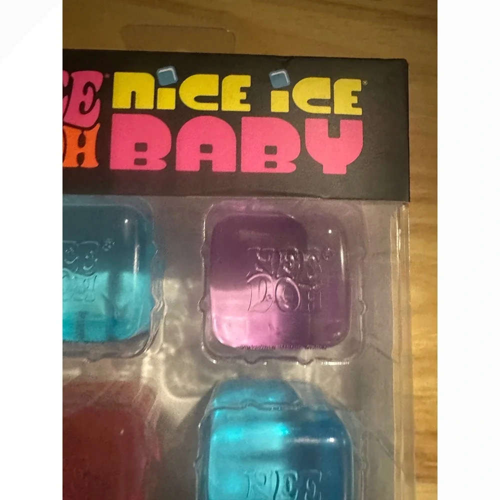 Nice Ice Baby Reusable Ice Cubes Set Colorful Plastic Cooling Cubes New